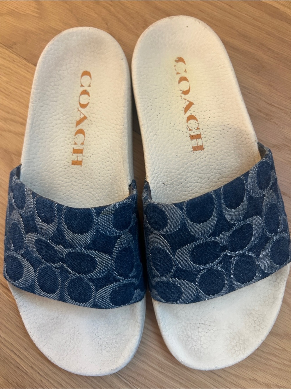 Coach jeans sandals-Sz 8 - Picture 3 of 9